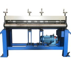 Duct pipe forming grooving machine